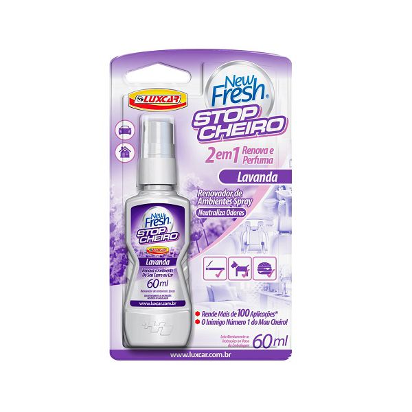 Stop Cheiro New Fresh Lavanda Spray 60ml Luxcar