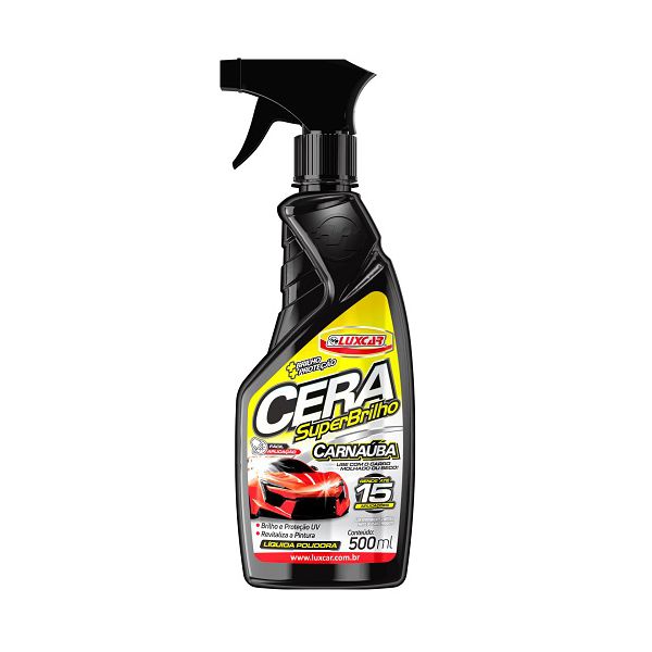 Cera Automotiva Liquida Carnaúba Super Brilho 500ml Luxcar