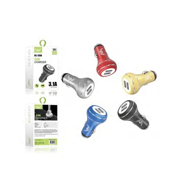 Carregador Automotivo 3.1A 2 Saída USB 12V Altomex 