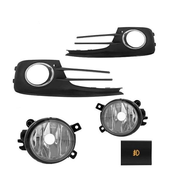 Kit Farol de Milha Fox 2015 a 2017 Botão Modelo Original Suits