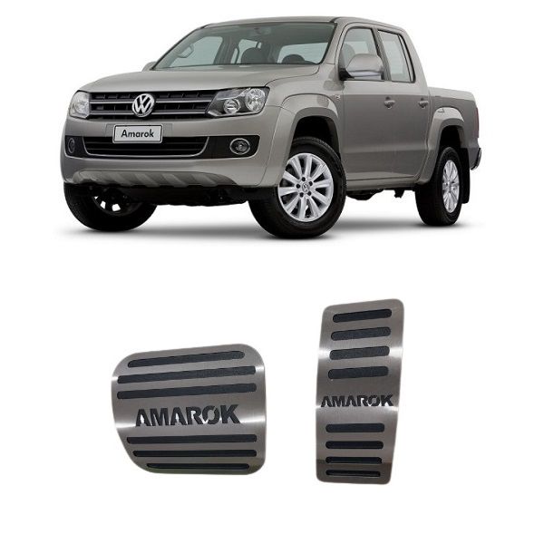 Pedaleira Amarok Automático 2010/ Aço Inox GPI