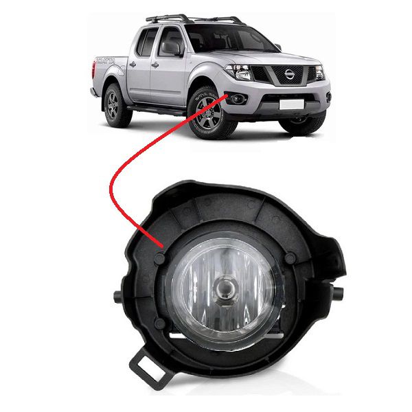 Farol de Milha Auxiliar Frontier 2008 a 2013 Direito Fortluz