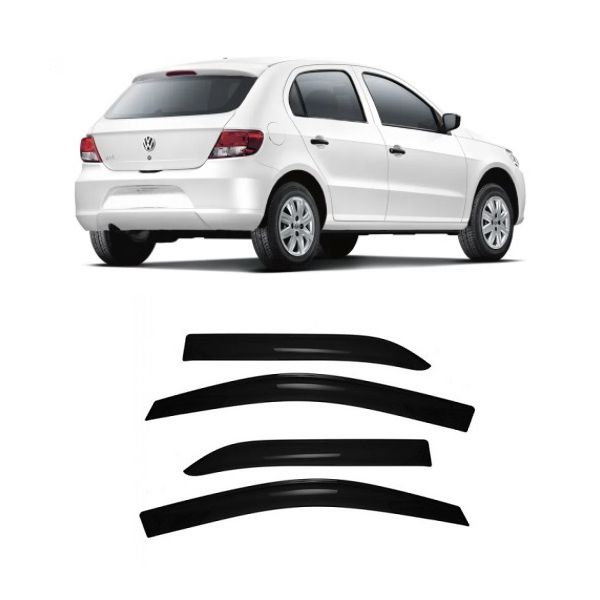 Calha de Chuva Defletor Gol/ Voyage G5 G6 G7 G8 2008 a 2023 4 Portas TG Poli
