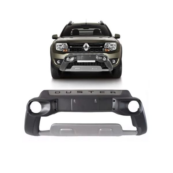 Overbumper Duster 2015 a 2019 e Duster Oroch 2015 a 2022 com Furo pra Milha TG Poli