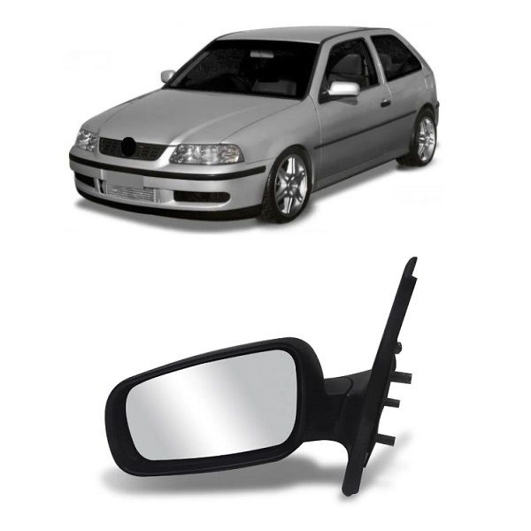 Retrovisor Gol G3 2000 a 2005 2 Portas Esquerdo Fixo Retrovex