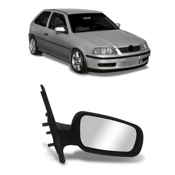 Retrovisor Gol G3 2000 a 2005 2 Portas Direito Fixo Retrovex