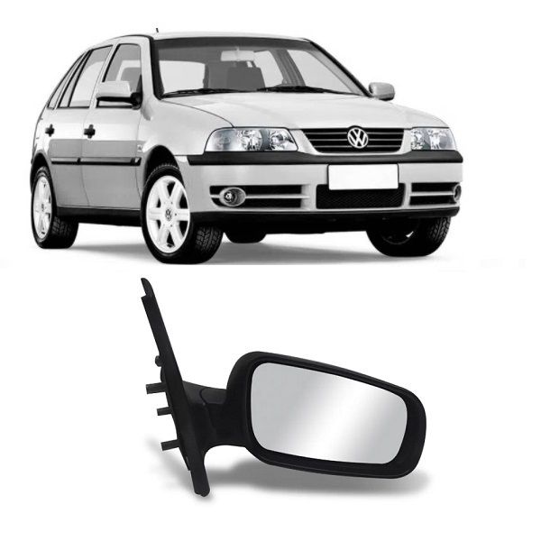 Retrovisor Gol G3 2000 a 2005 4 Portas Direito Fixo Retrovex