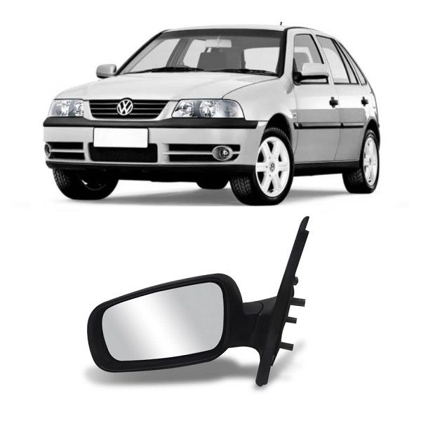 Retrovisor Gol G3 2000 a 2005 4 Portas Esquerdo Fixo Retrovex