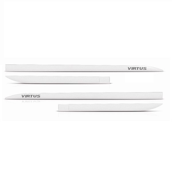 Kit Friso Lateral Slim Virtus Branco Cristal Flash