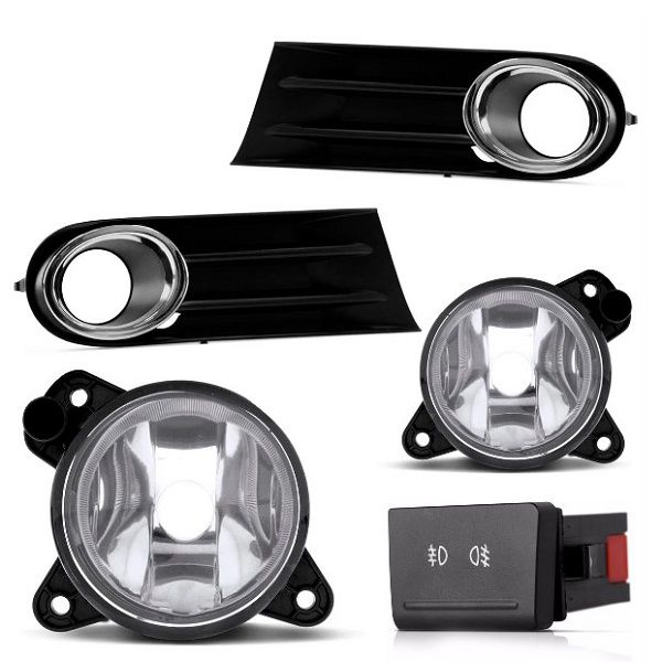 Kit Farol de Milha Gol G5 2008 a 2012 Suits