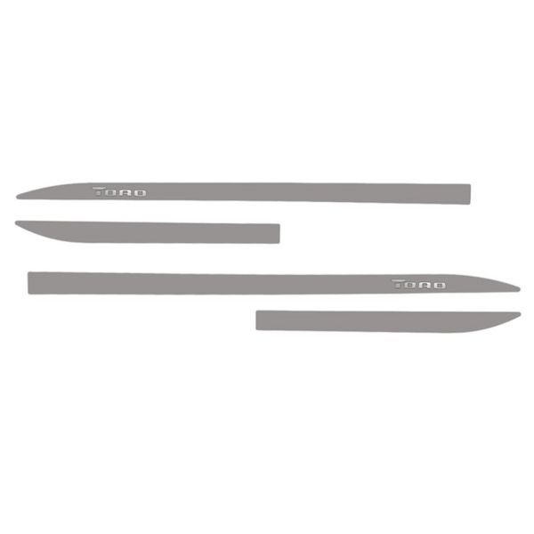 Kit Friso Lateral Slim Toro 2015/ Cinza Sting Grey com Nome Cromado