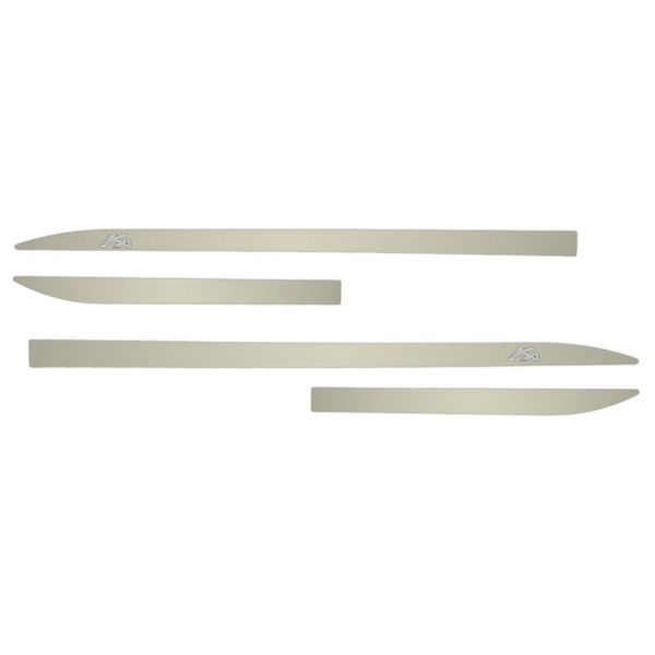 Kit Friso Lateral Slim Ka 2013 a 2021 Prata Dublin com Nome Cromado