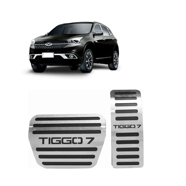 Pedaleira Tiggo 7 (Todos) Automático Aço Inox GPI
