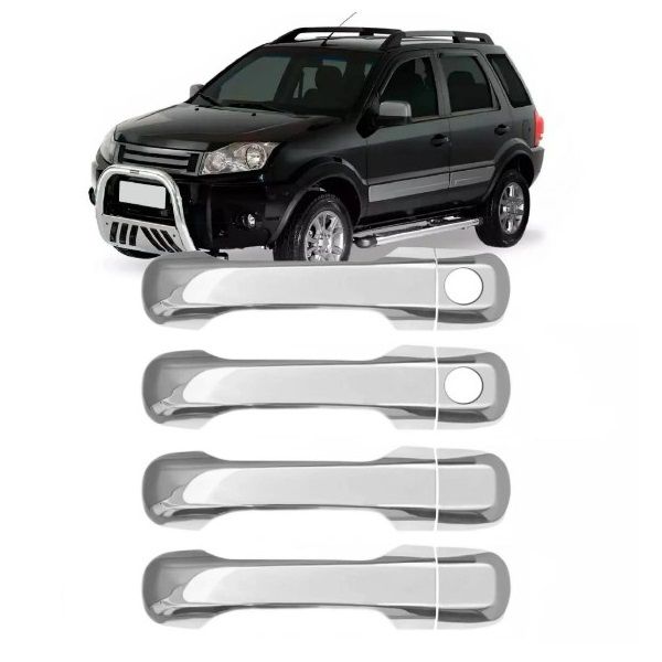 Aplique Capa Maçaneta Ecosport 03/12 Fiesta 02/14 Ranger 10/14 4 Portas Shekparts