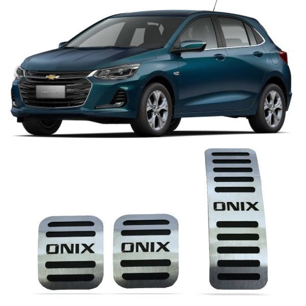 Pedaleira Onix 2020/ Manual Aço Inox GPI