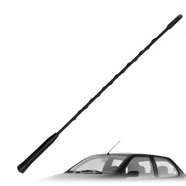 Haste Antena Teto Espiral Longa - Rosca Externa 5mm Antico