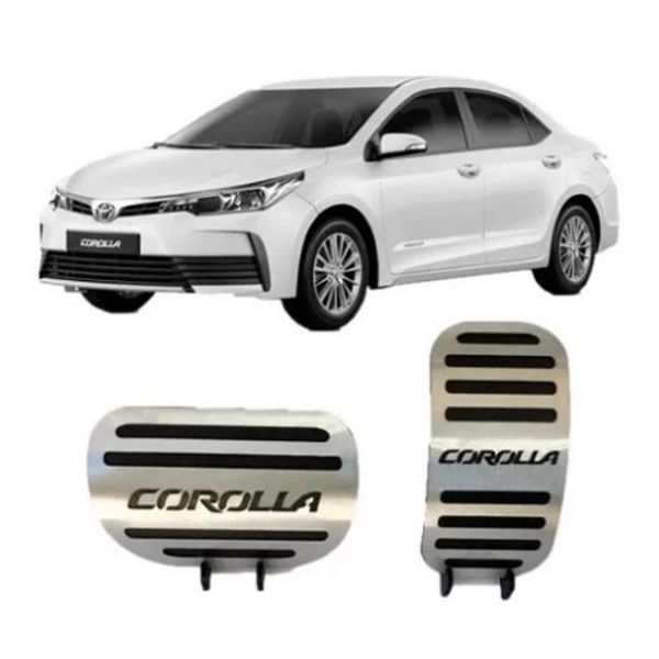 Pedaleira Corolla (Todos) Automatico Aço Inox GPI