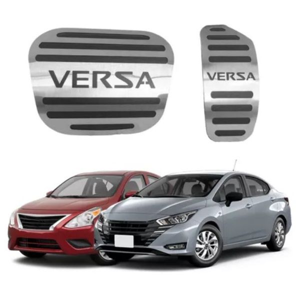 Pedaleira Versa 2015 a 2020 Automático Aço Inox GPI
