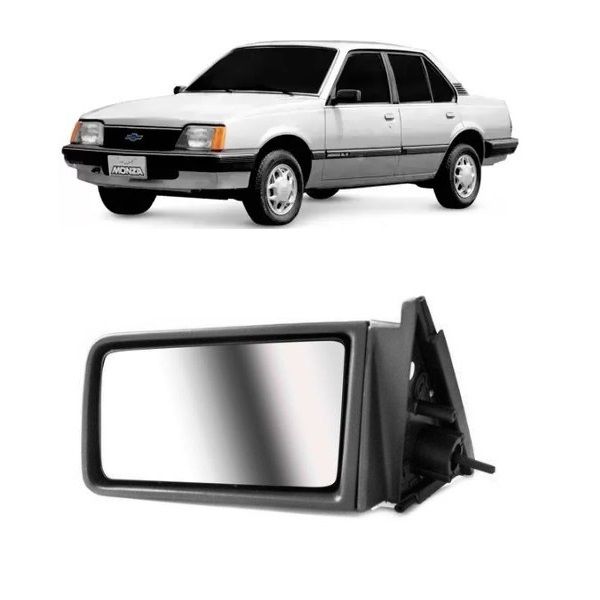 Retrovisor Monza 1985 a 1990 Esquerdo com Controle Retrovex