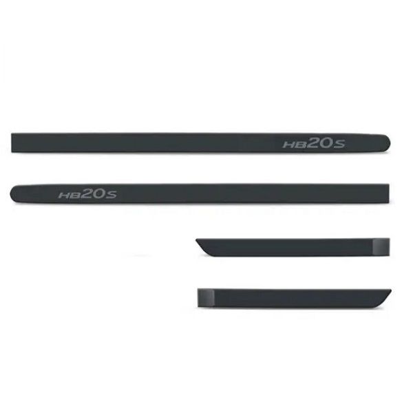 Kit Friso Lateral HB20 Sedan 2013/ Cinza Titanium Sanfris