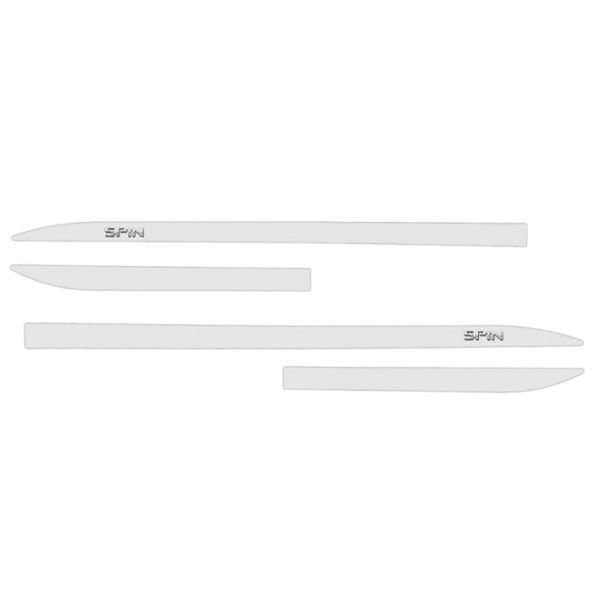 Kit Friso Lateral Slim Spin 2012/ Branco Summit com Nome Cromado
