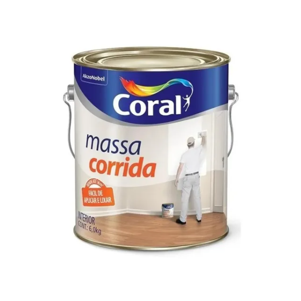 Massa Corrida 3,6 Litros Coral