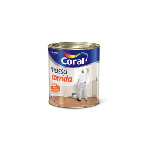 Massa Corrida 0,900 Litros Coral