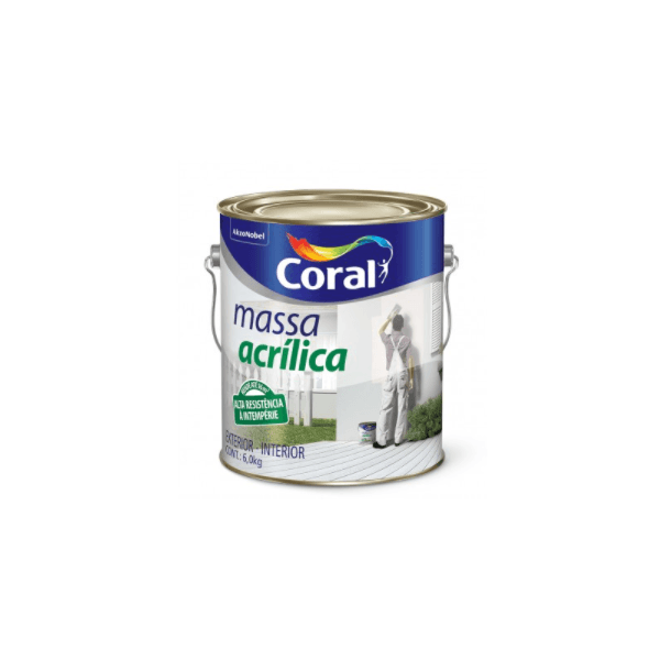 Massa Acrilica 6Kg Coral