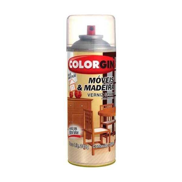 Spray Verniz Móveis E Madeiras Natural 787 Fosco - Colorgin
