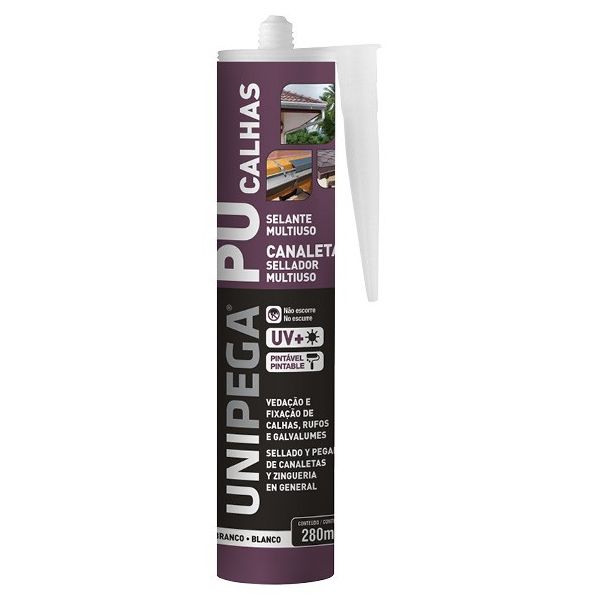 Pu Calhas Cinza 280Ml Unipega