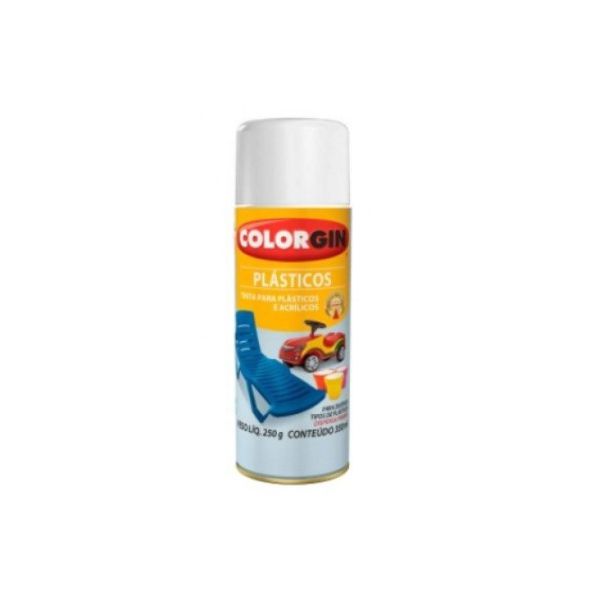 Spray Para Plástico Brilhante Colorgin