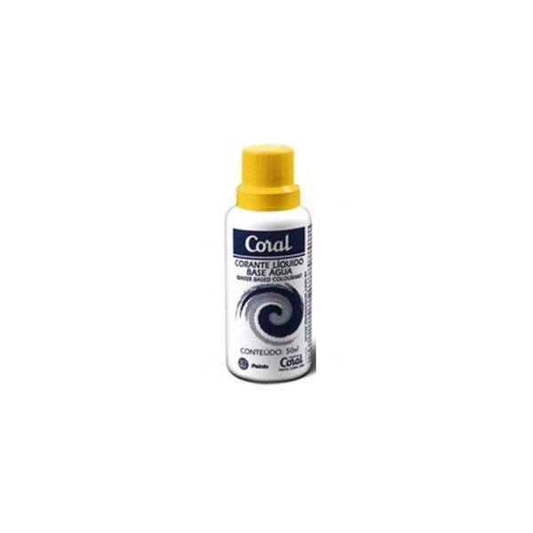 Corante Base Água 50Ml Coral 