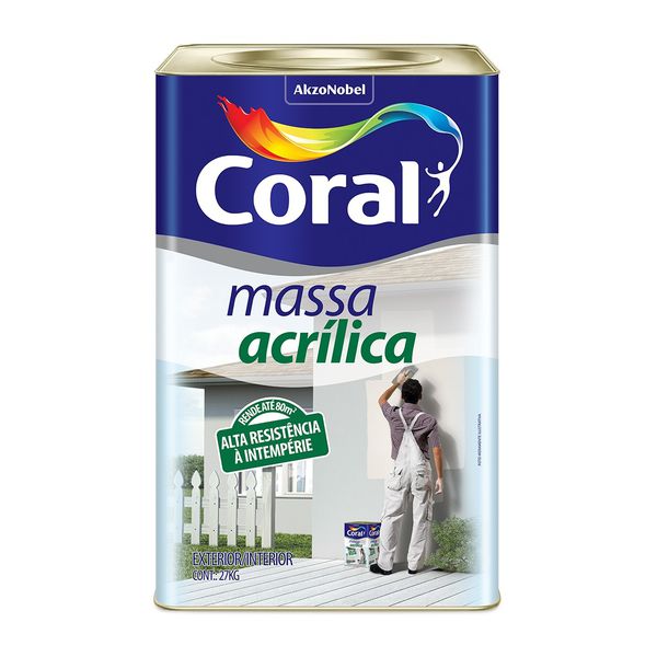 Massa Acrilica 25Kg Coral