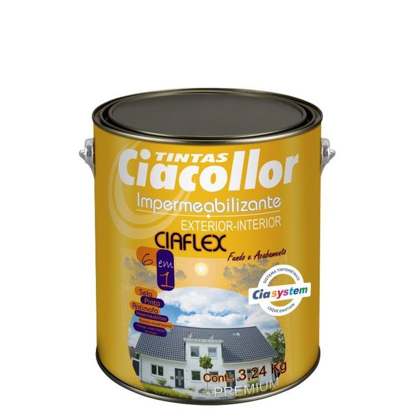 Fundo E Acabamento Ciaflex 3,6L Branco Ciacollor
