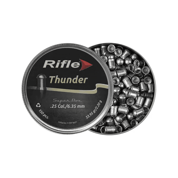 Cumbinho Rifle Thunder .25Cal/6.35mm 33,95gr/2.20g 150pçs