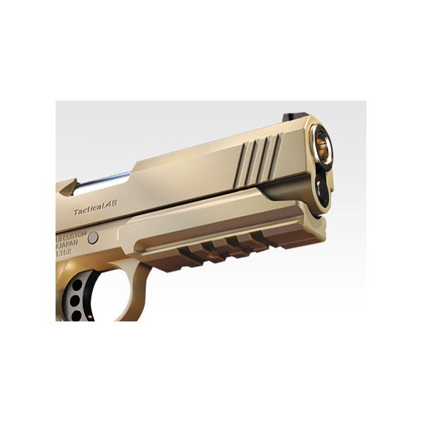 Pistola Airsoft GBB TOKYO MARUI 1911 4.3 WARRIOR DESERT - Airsoft