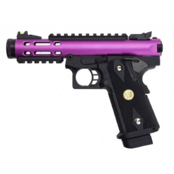 Pistola Airsoft GBB WE GALAXY HI-CAPA SERIES SLIDE K PURPLE WE-GX03A-PLK