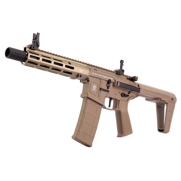 Rifle Elétrico Airsoft POSEIDON PUNISHER PDW AETHER MOSFET M4 TAN