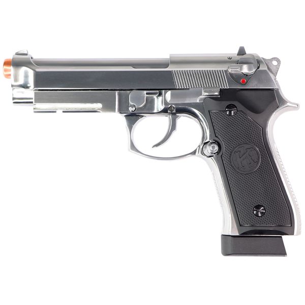 Pistola Airgun CO2 SRC / KROWN LAND KL92A1 SILVER L45-21002S