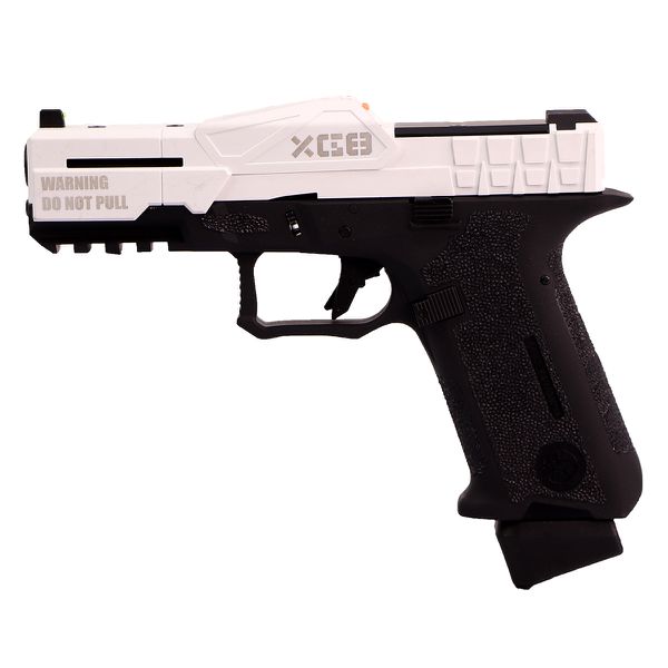 Pistola Airsoft GBB POSEIDON P-1 CLOSE COMBAT TACTICAL BLOWBACK WHITE & BLACK