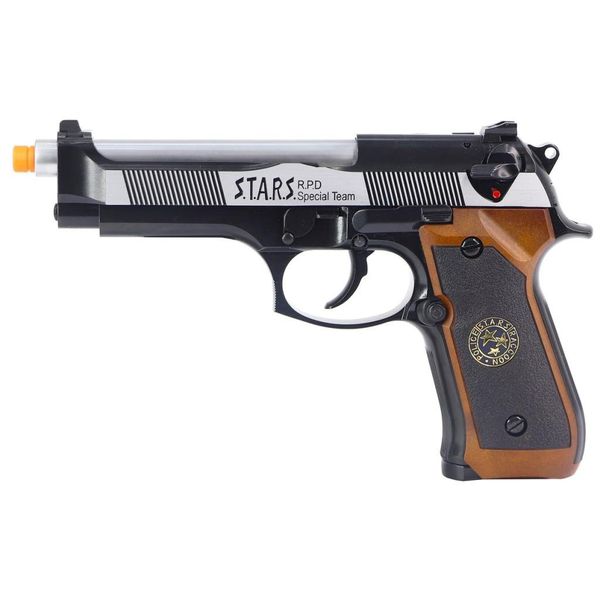 Pistola Airsoft GBB WE M92 G2 S.T.A.R.S. FULL-AUTO DUAL TONE