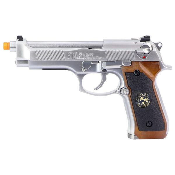 Pistola Airsoft GBB WE M92 G2 S.T.A.R.S. FULL-AUTO SILVER