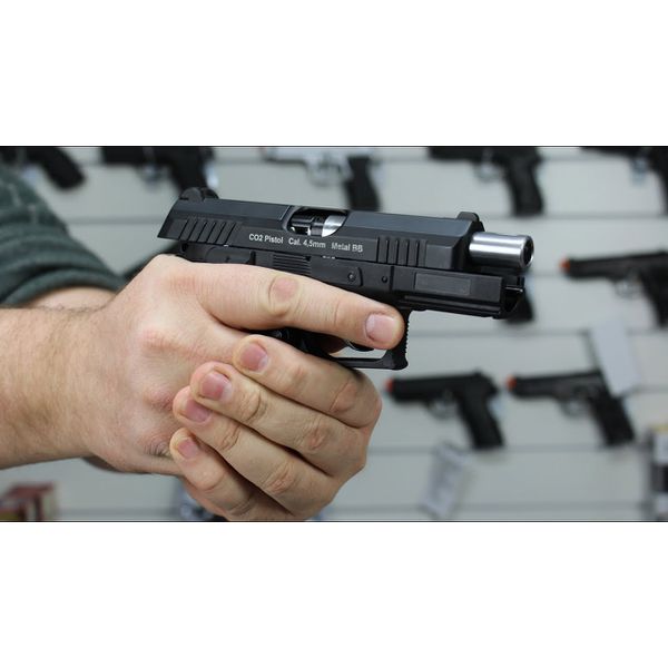 PISTOLA WINGUN W129 CALIBRE 4.5MM CO2 -METAL - Airsoft e Armas de