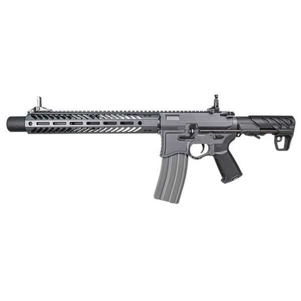 Rifle Elétrico Airsoft G&amp;G / EMG TGR SBR8 SEEKINS PRECISION WITH MOCK SUPRESSOR 12&quot; RAIL GRAY