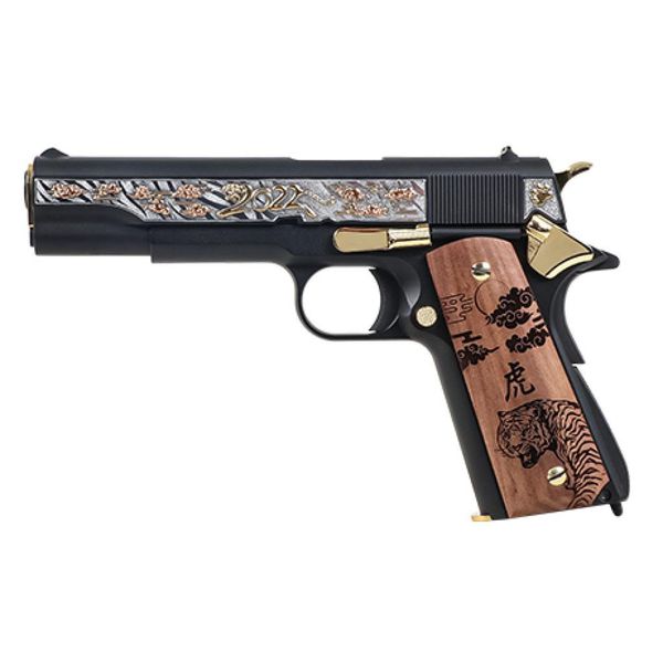 Pistola Airsoft GBB G&G GPM1911 M45 YEAR OF TIGER LIMITED VERSION GAS BLOWBACK SILVER / BLACK