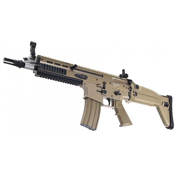 Rifle Elétrico Airsoft TOKYO MARUI SCAR-L CQC NEXT GENERATION BLOWBACK TAN + 4 magazines