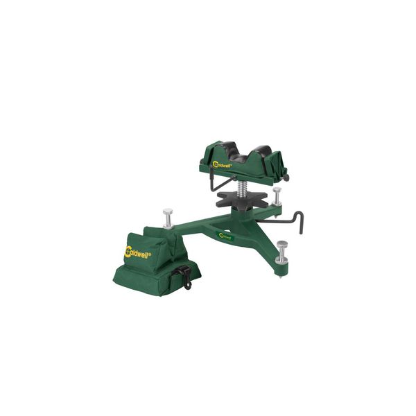 Combo Apoio de Tiro Estativa Caldwell Rock DLX com Bolsa Traseira