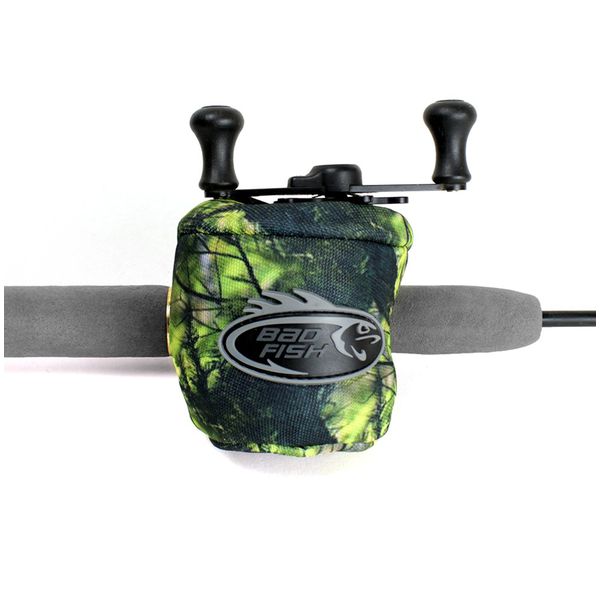 Capa Protetora de Carretilha/Molinete Bad Fish Preto e Verde