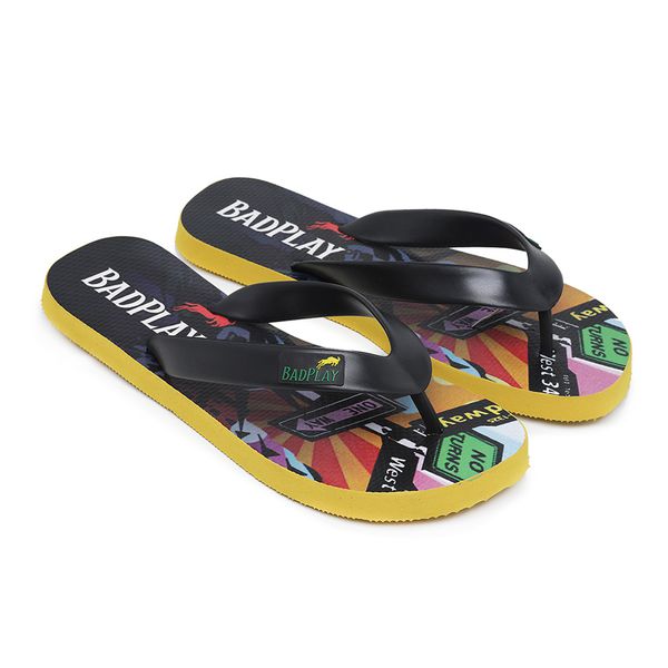 Chinelo Badplay Masculino USA Yellow