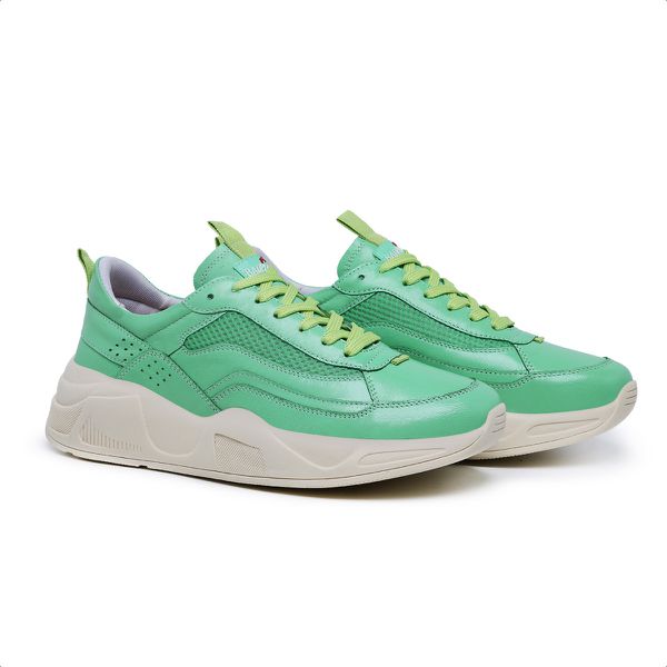 Tênis Impact Green Lemon Dad Sneaker Masculino Badplay